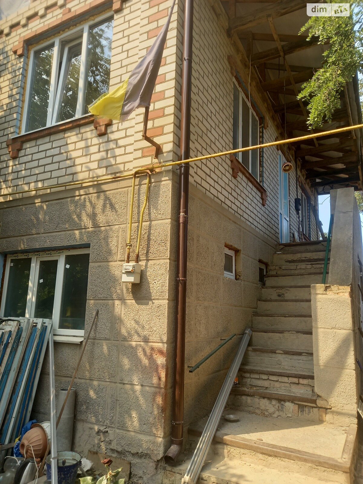 двухэтажный дом беседка, 124 кв. м, бутовый камень. Продажа в Чернобаевке фото 1 двухэтажный дом беседка, 124 кв. м, бутовый камень. Продажа в Чернобаевке фото 1