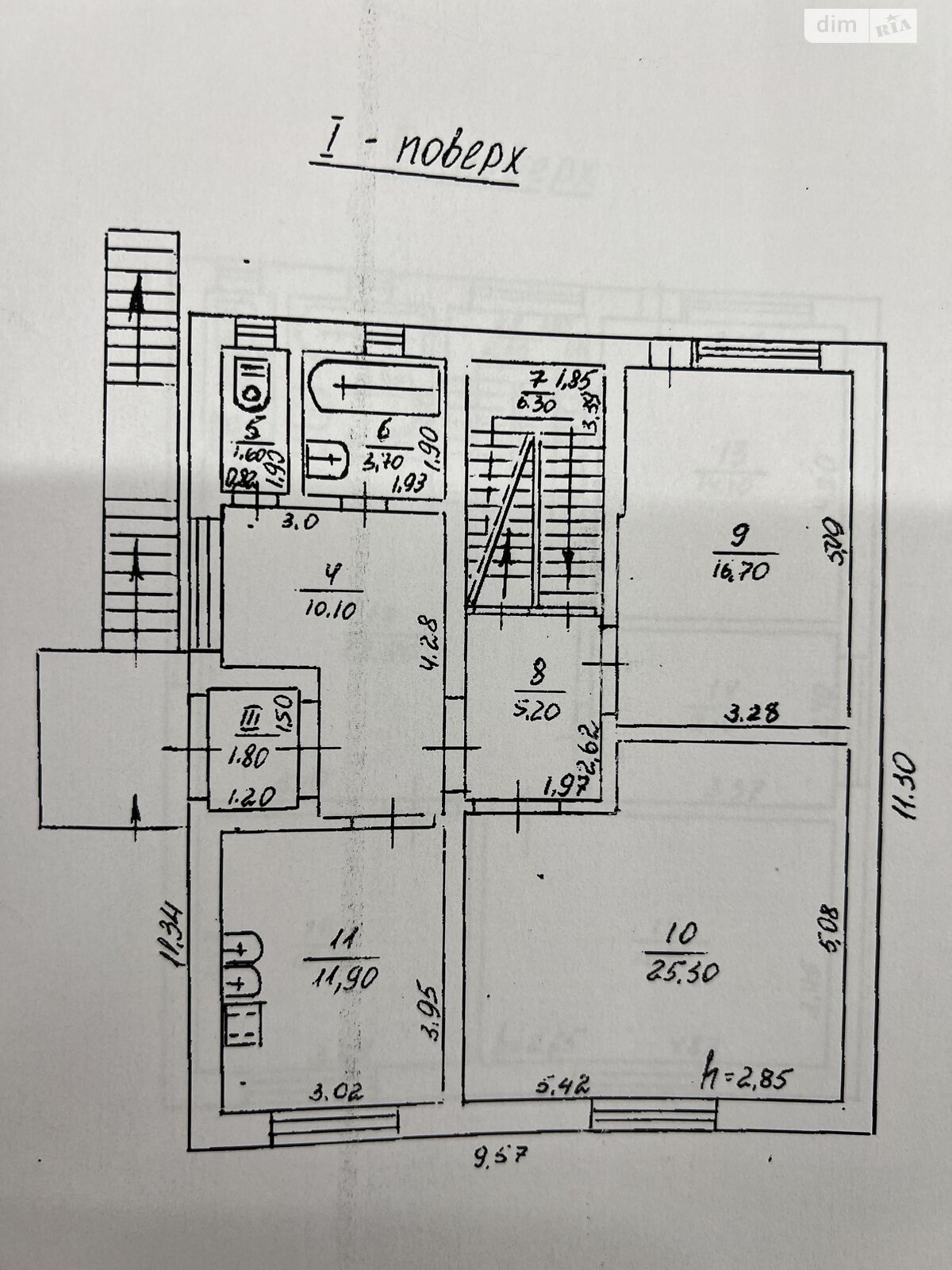 двухэтажный дом, 244 кв. м, кирпич. Продажа в Чернобае район Чернобай фото 1