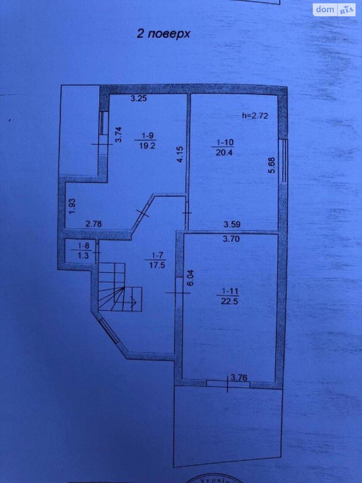 двухэтажный дом с балконом, 227 кв. м, монолит. Продажа в Черноморске район Ильичевск фото 1