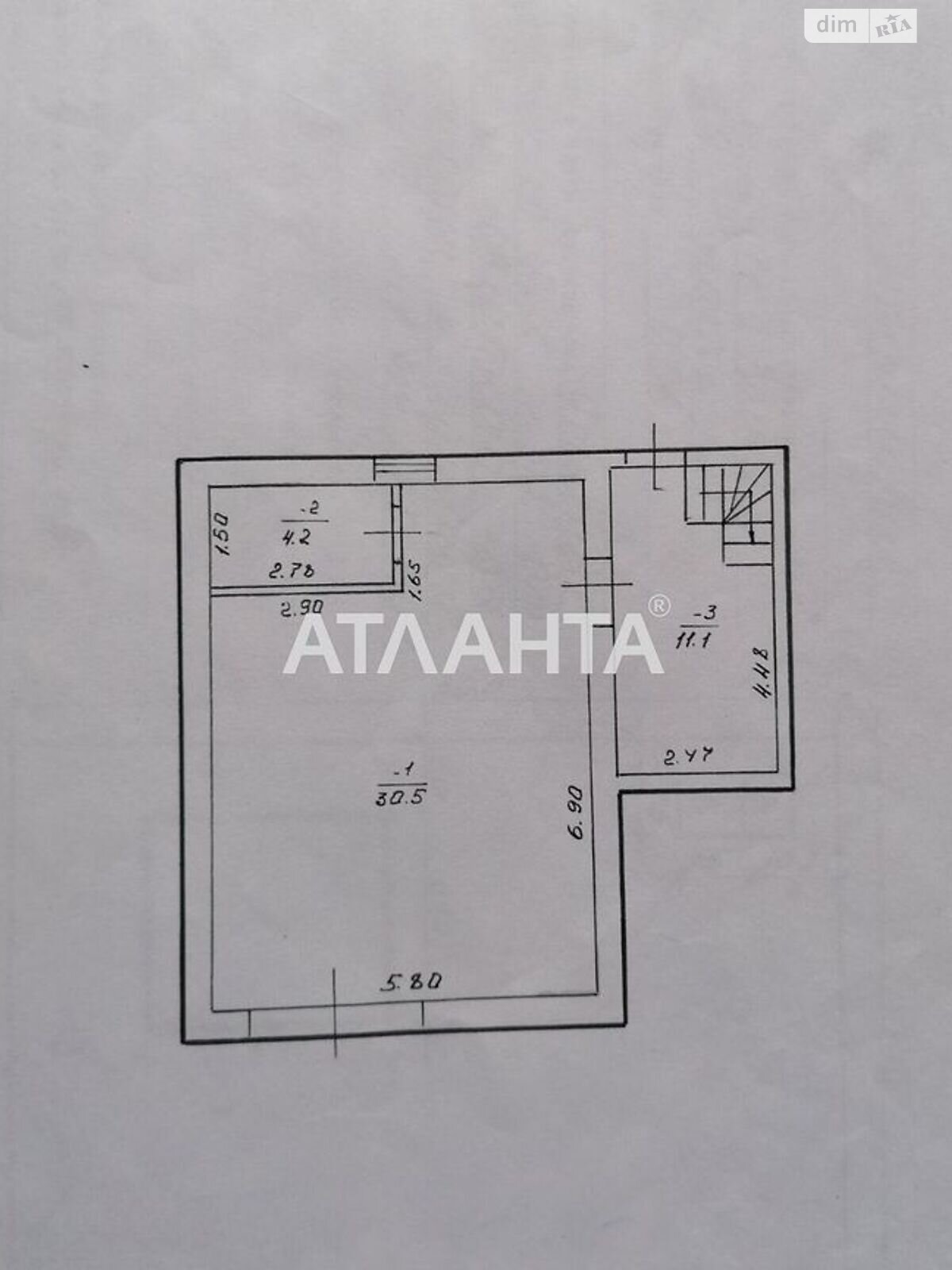 двухэтажный дом, 101 кв. м, кирпич. Продажа в Черноморске фото 1