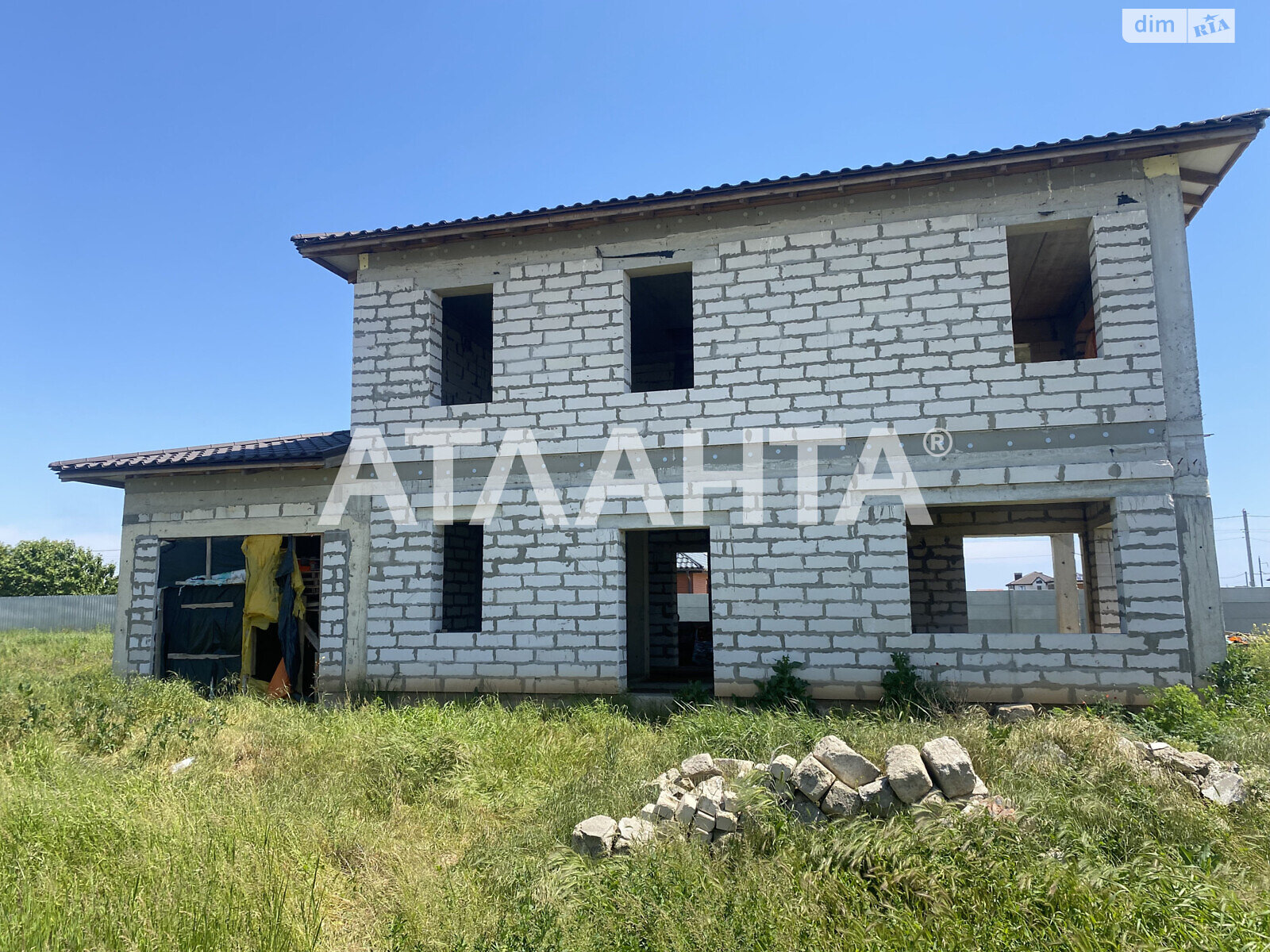 двухэтажный дом, 215 кв. м, газобетон. Продажа в Черноморске фото 1 двухэтажный дом, 215 кв. м, газобетон. Продажа в Черноморске фото 1