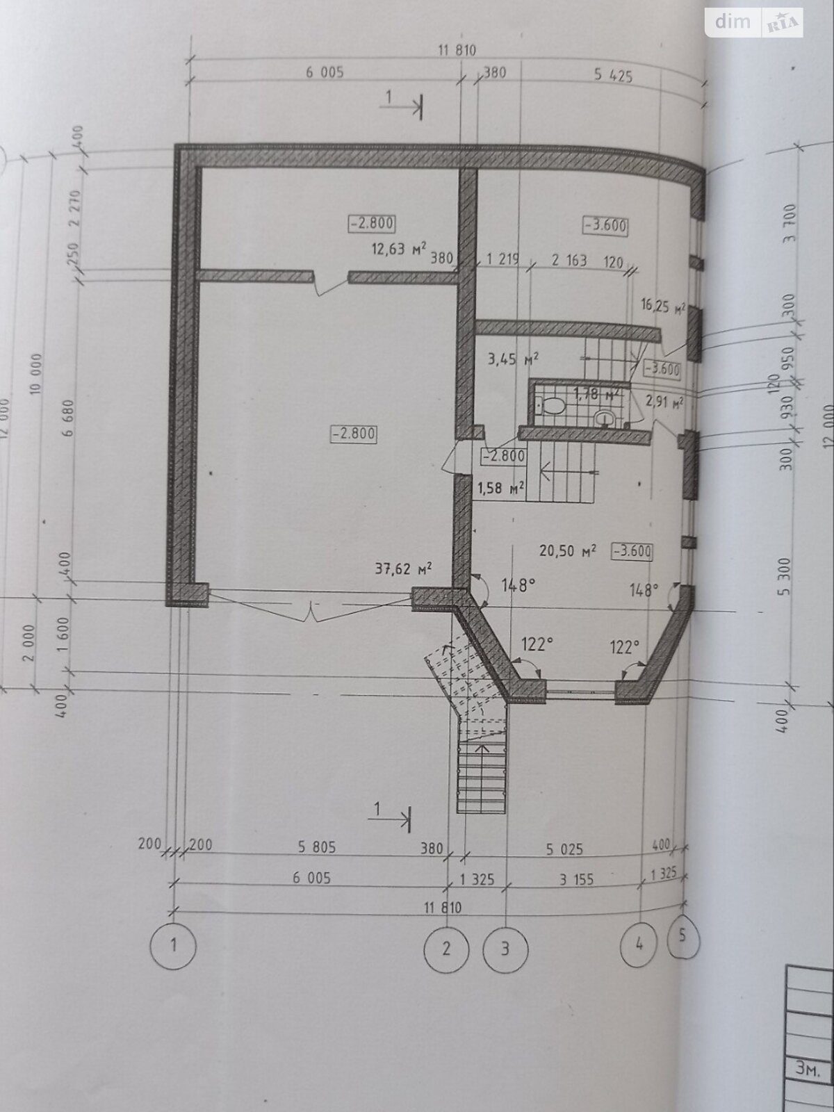 трехэтажный дом с гаражом, 284.4 кв. м, кирпич. Продажа в Черновцах район Роша фото 1