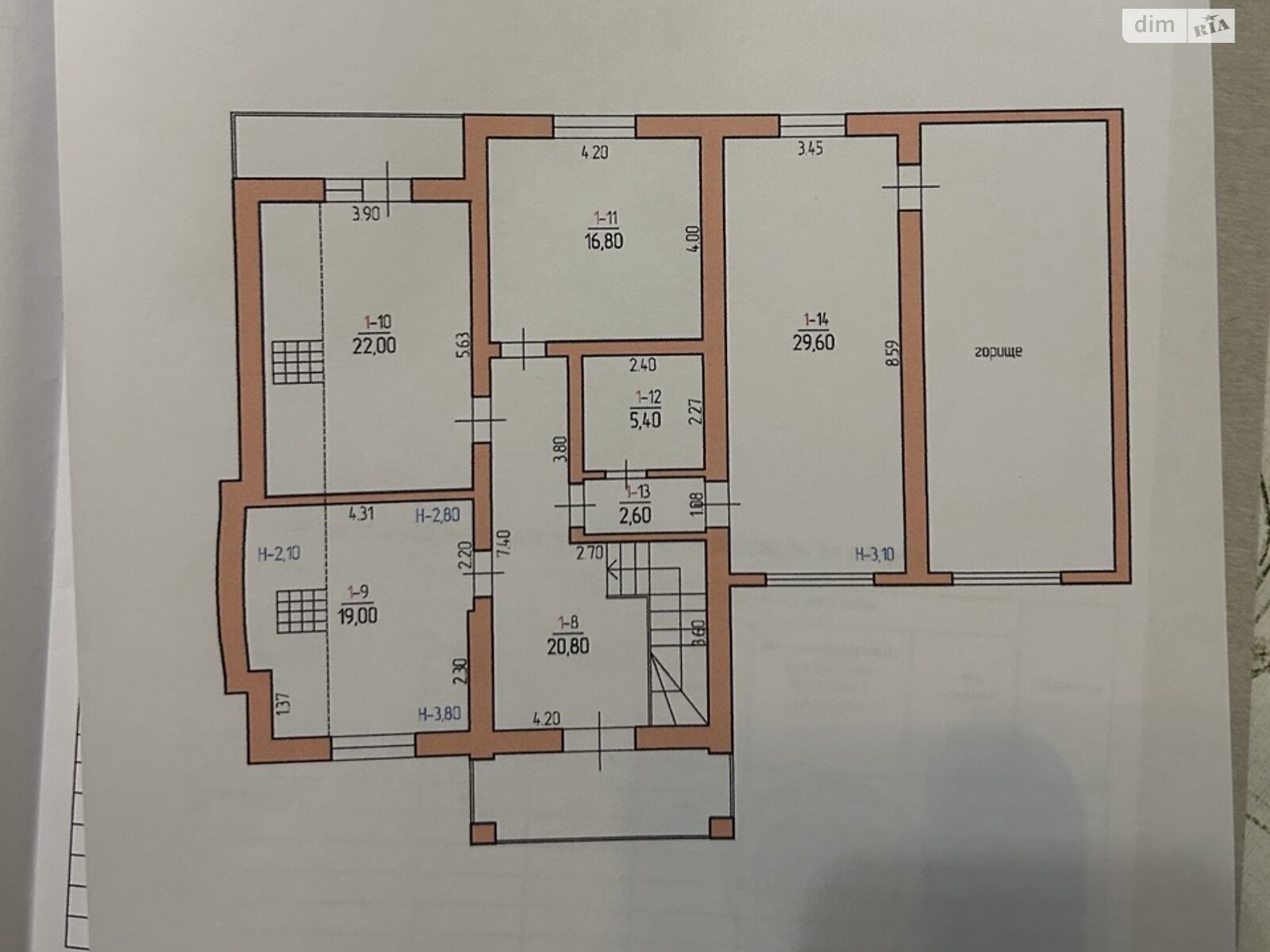 двоповерховий будинок з гаражем, 254.2 кв. м, цегла. Продаж в Чернівцях, район Роша фото 1