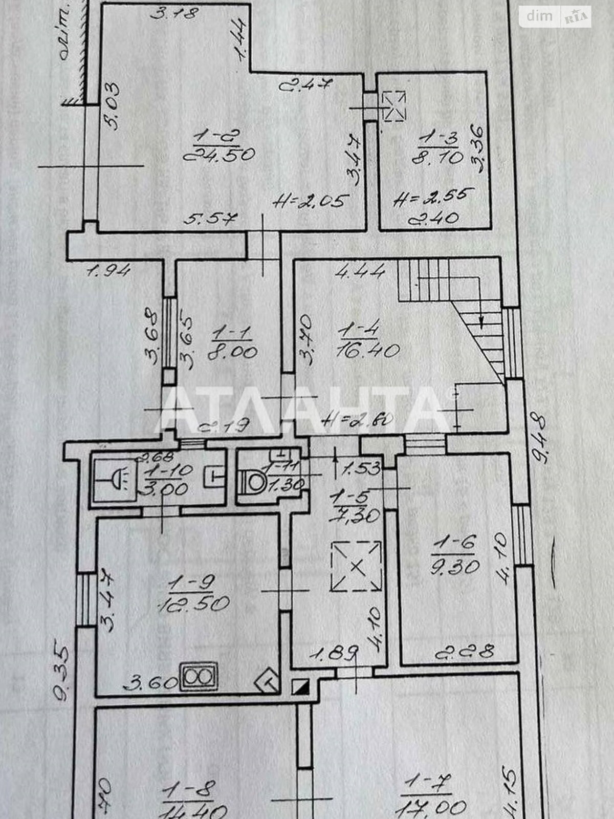 двухэтажный дом с отоплением, 213 кв. м, кирпич. Продажа в Черновцах район Шевченковский фото 1