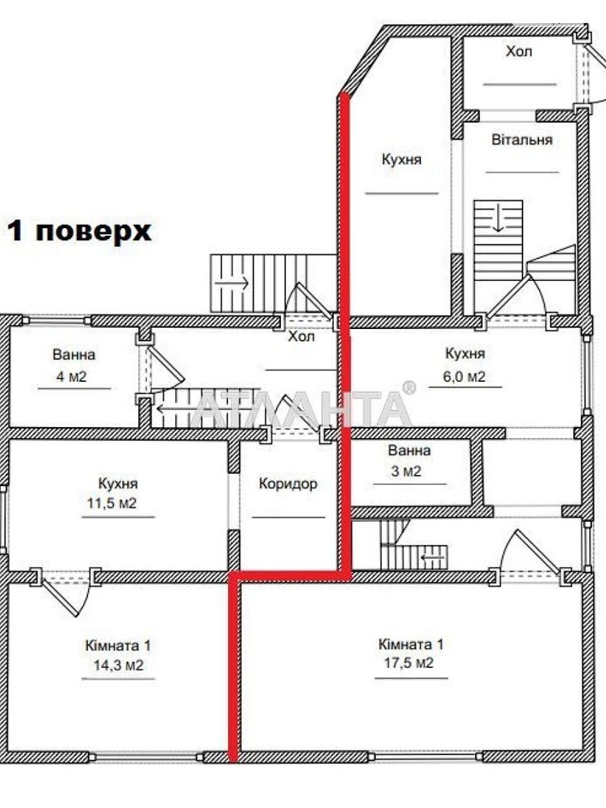 двухэтажный дом, 180 кв. м, кирпич. Продажа в Черновцах район Шевченковский фото 1