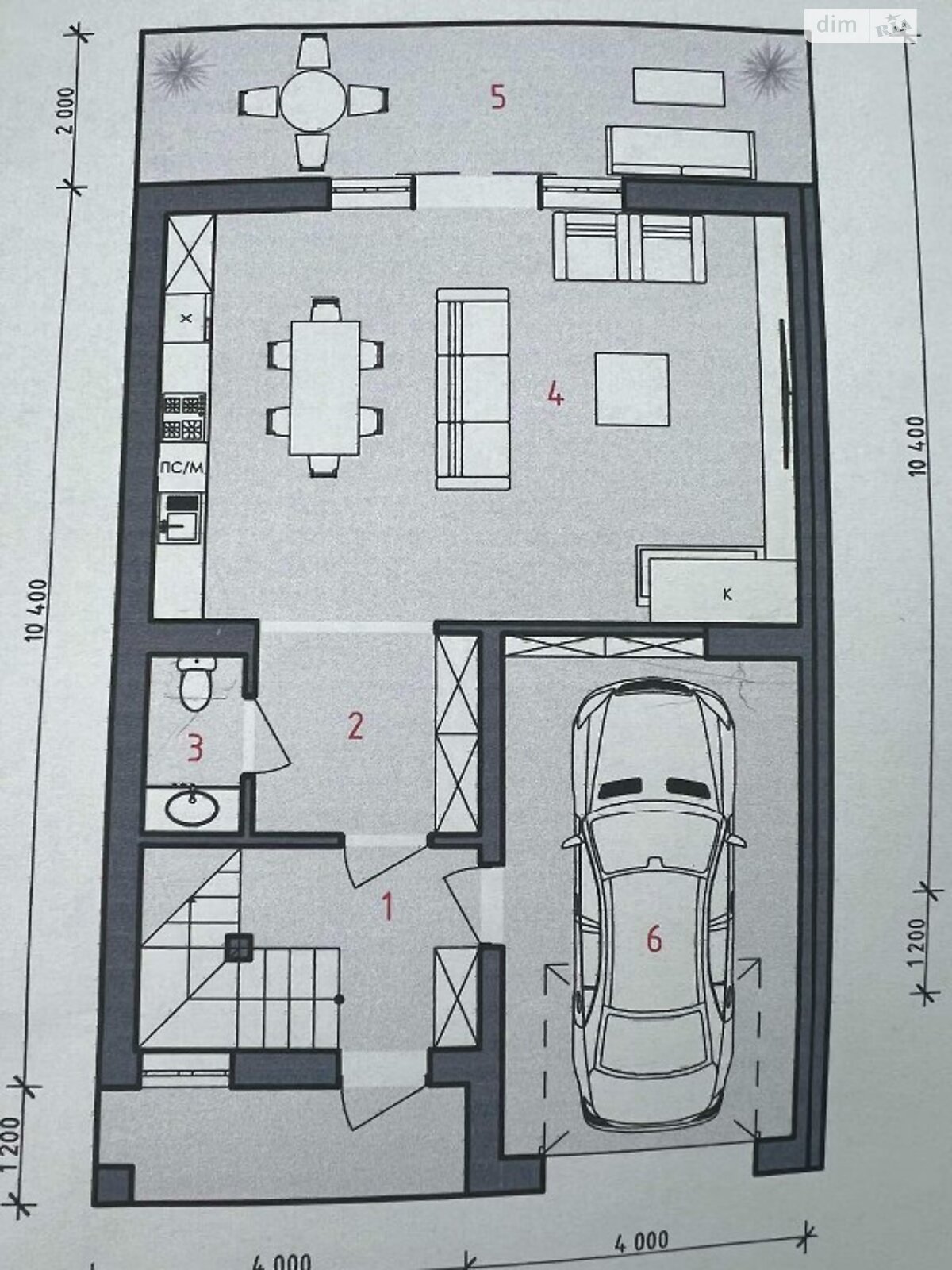 двухэтажный дом с гаражом, 165 кв. м, кирпич. Продажа в Черткове район Центр фото 1