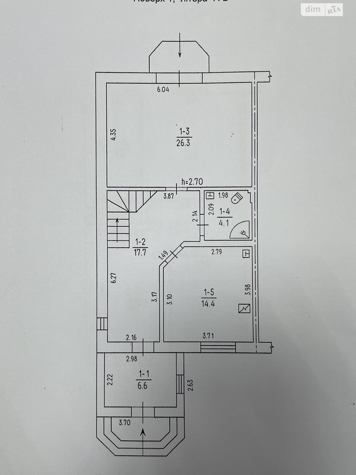 трехэтажный дом с гаражом, 130 кв. м, газобетон. Продажа в Червоной Слободе фото 1