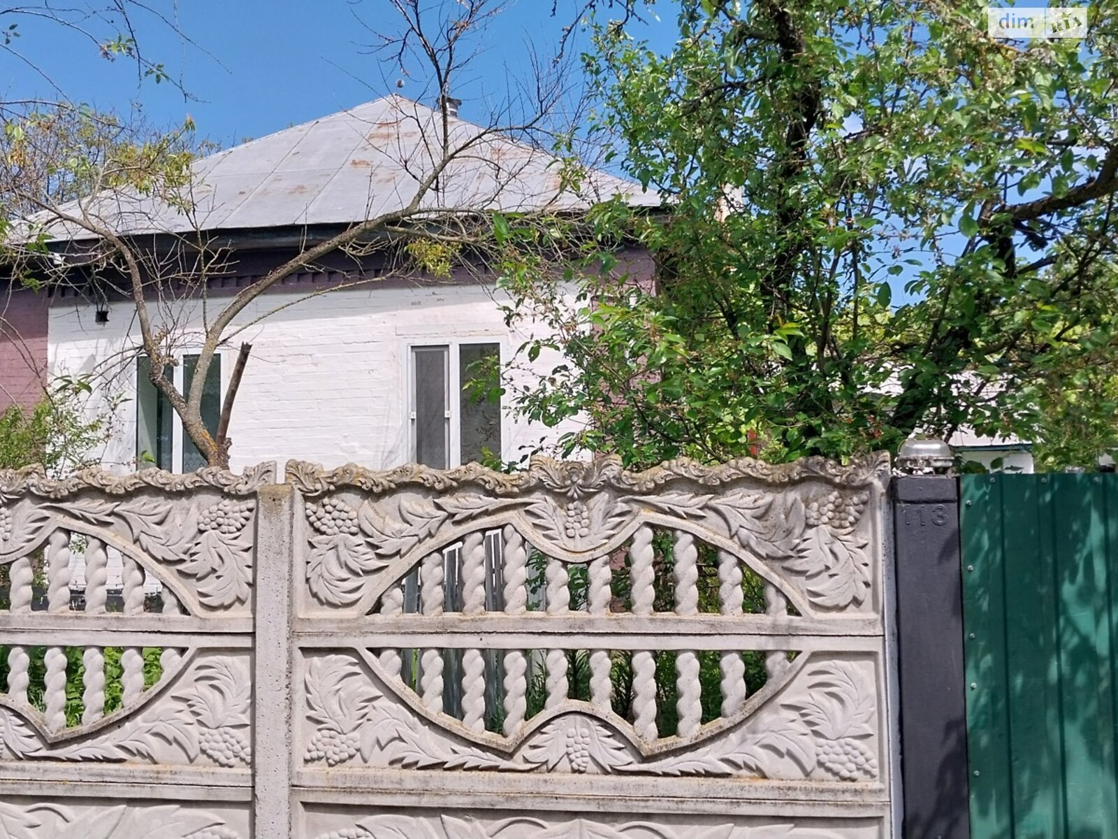 одноэтажный дом с гаражом, 62 кв. м, дерево и кирпич. Продажа в Червоных Партизанах фото 1