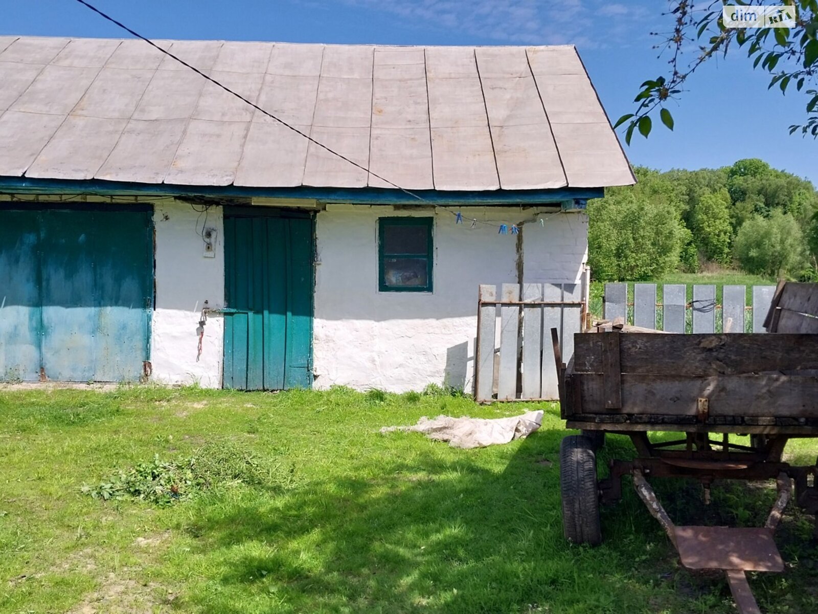 одноэтажный дом с гаражом, 62 кв. м, дерево и кирпич. Продажа в Червоных Партизанах фото 1