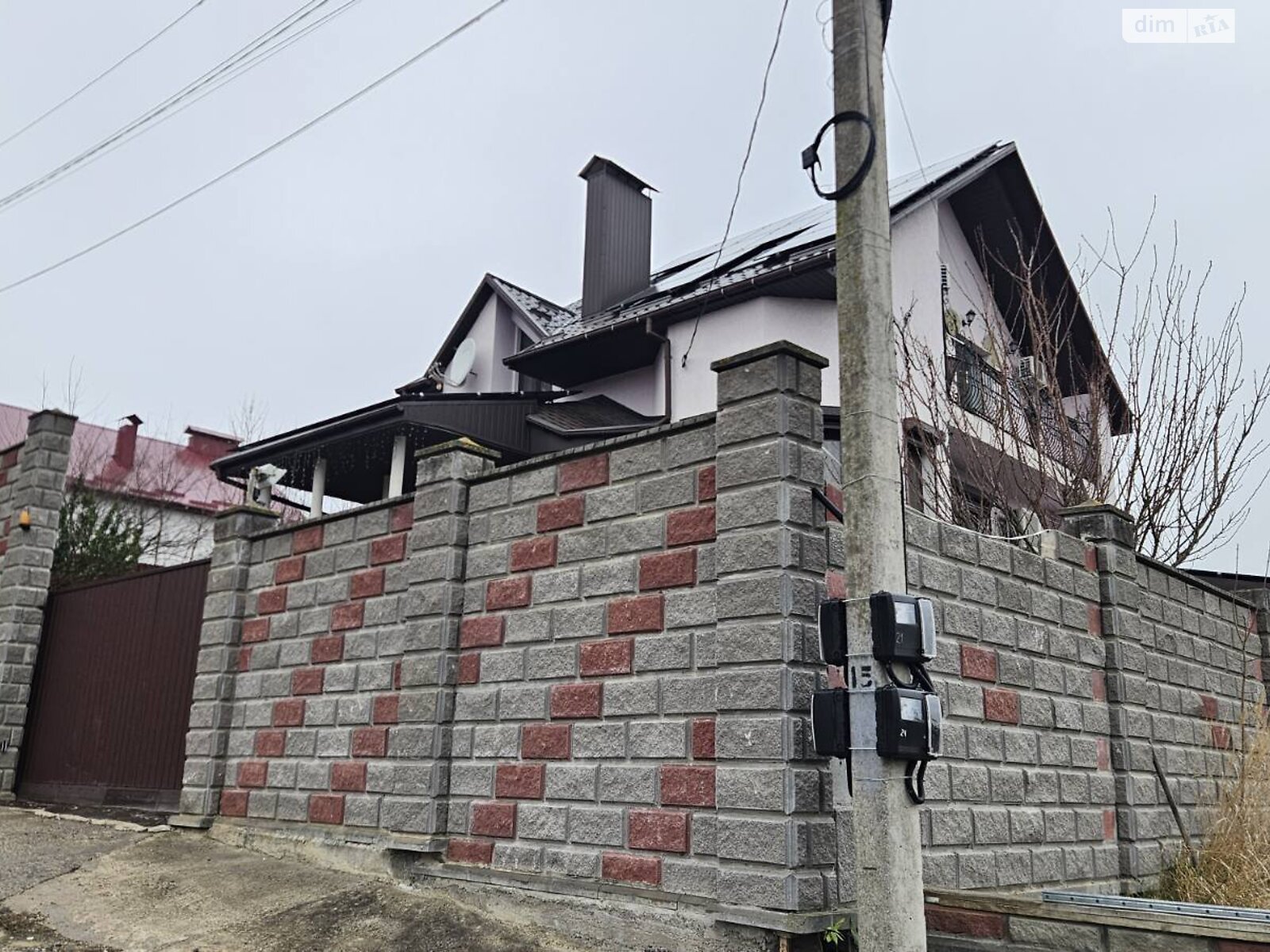 двухэтажный дом с отоплением, 172.4 кв. м, кирпич. Продажа в Давыдковцах фото 1