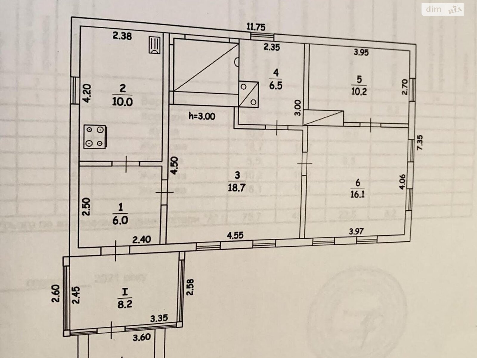 одноповерховий будинок, 76 кв. м, кирпич. Продаж у Денисах фото 1