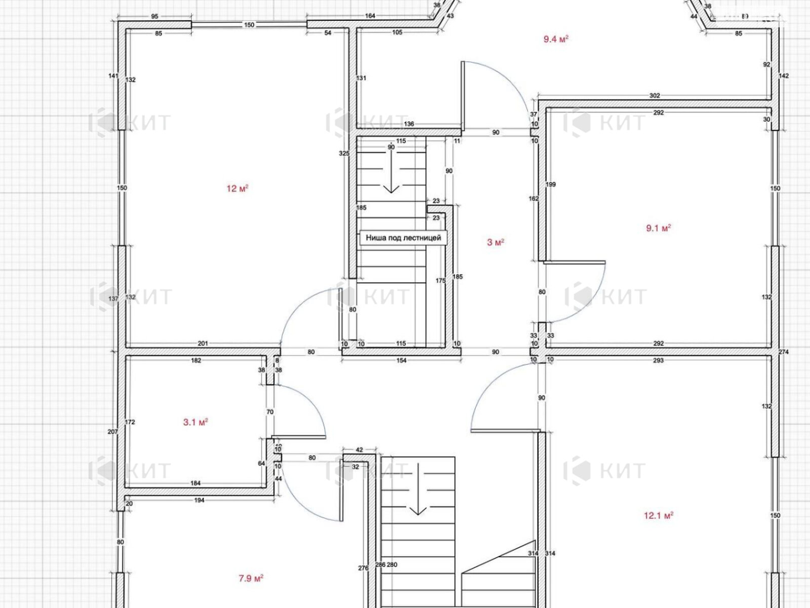 двухэтажный дом, 144 кв. м, кирпич. Продажа в Дергачах фото 1