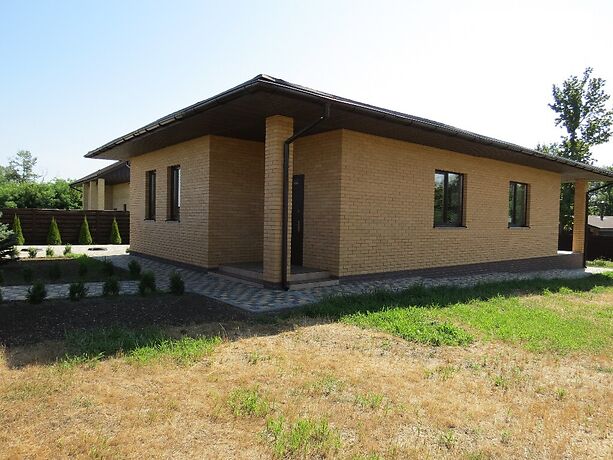 одноэтажный дом с террасой, 81 кв. м, кирпич. Продажа в Малой Даниловке (Харьковская обл.) фото 1 одноэтажный дом с террасой, 81 кв. м, кирпич. Продажа в Малой Даниловке (Харьковская обл.) фото 1