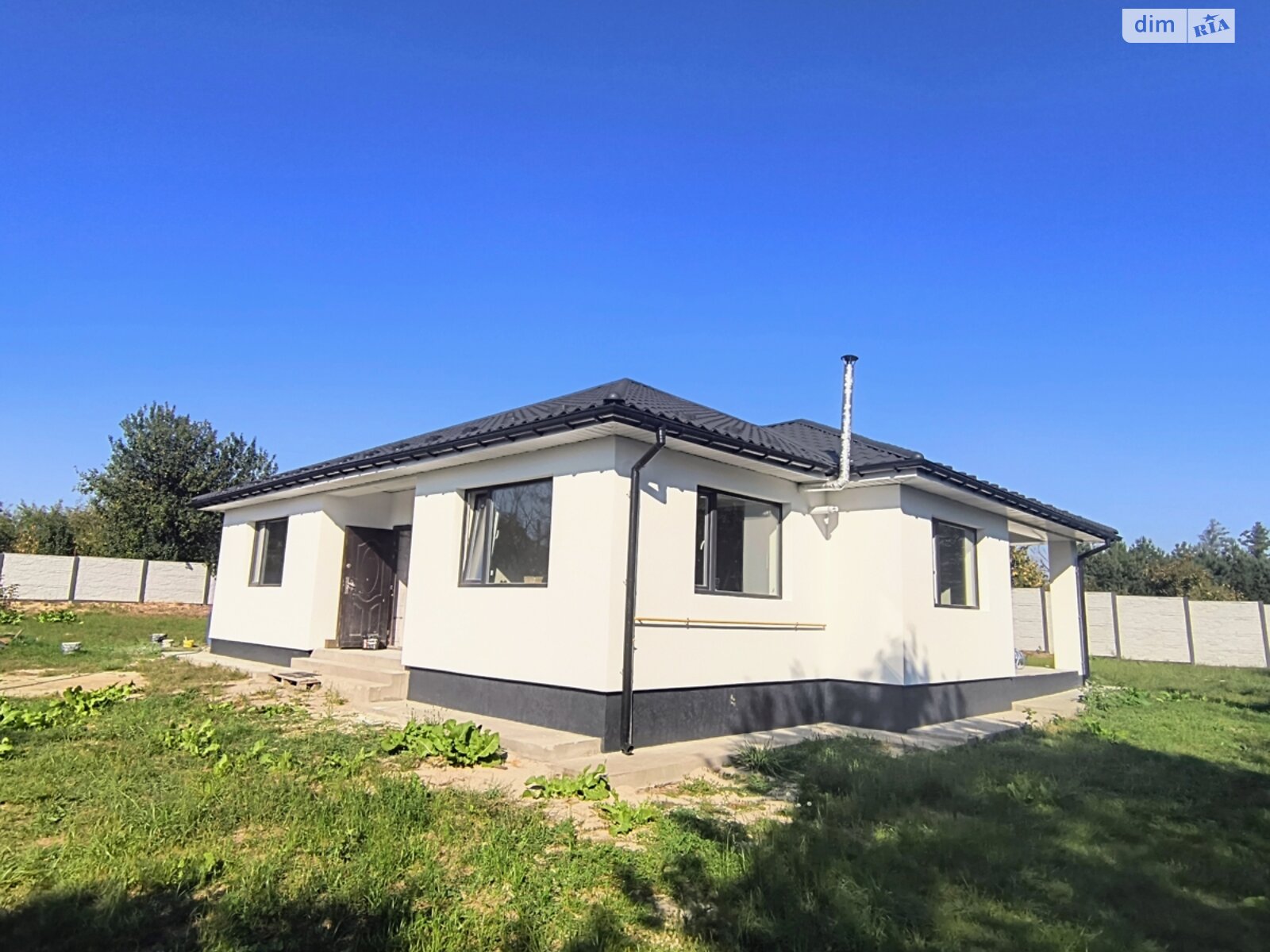 одноэтажный дом с верандой, 110 кв. м, газобетон. Продажа в Диброве фото 1