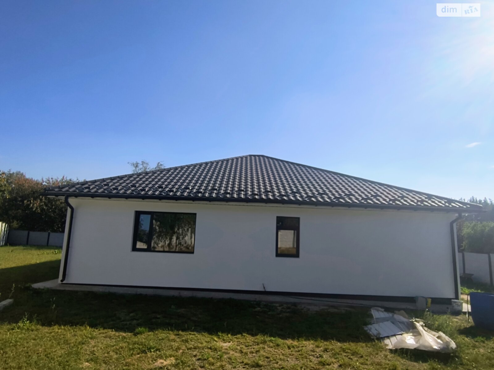 одноэтажный дом с верандой, 110 кв. м, газобетон. Продажа в Диброве фото 1