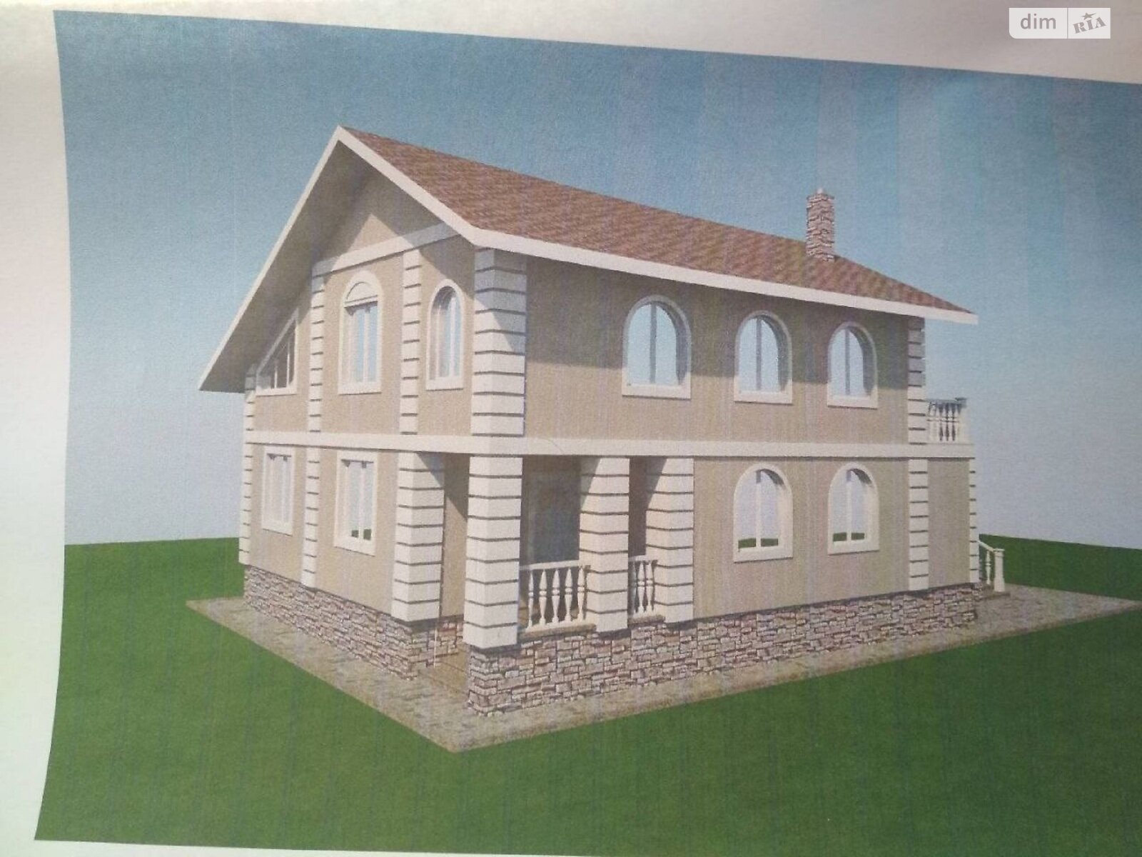 двоповерховий будинок з верандою, 160 кв. м, цегла. Продаж у Дмитрівці фото 1 двоповерховий будинок з верандою, 160 кв. м, цегла. Продаж у Дмитрівці фото 1