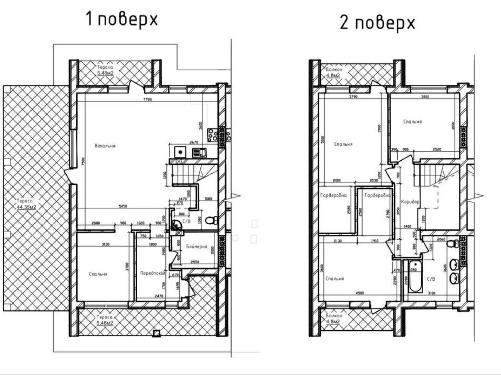 двоповерховий будинок, 154 кв. м, кирпич. Продаж у Дмитрівці фото 1