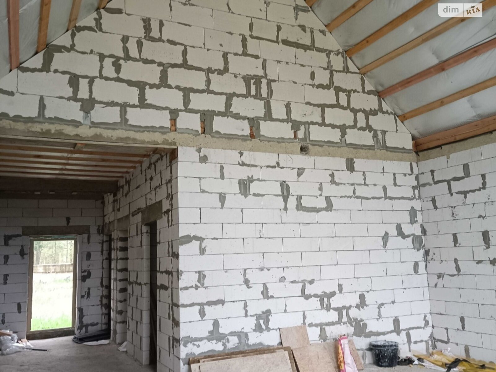 двоповерховий будинок з мансардою, 114 кв. м, піноблок. Продаж у Дмитрівці фото 1 двоповерховий будинок з мансардою, 114 кв. м, піноблок. Продаж у Дмитрівці фото 1