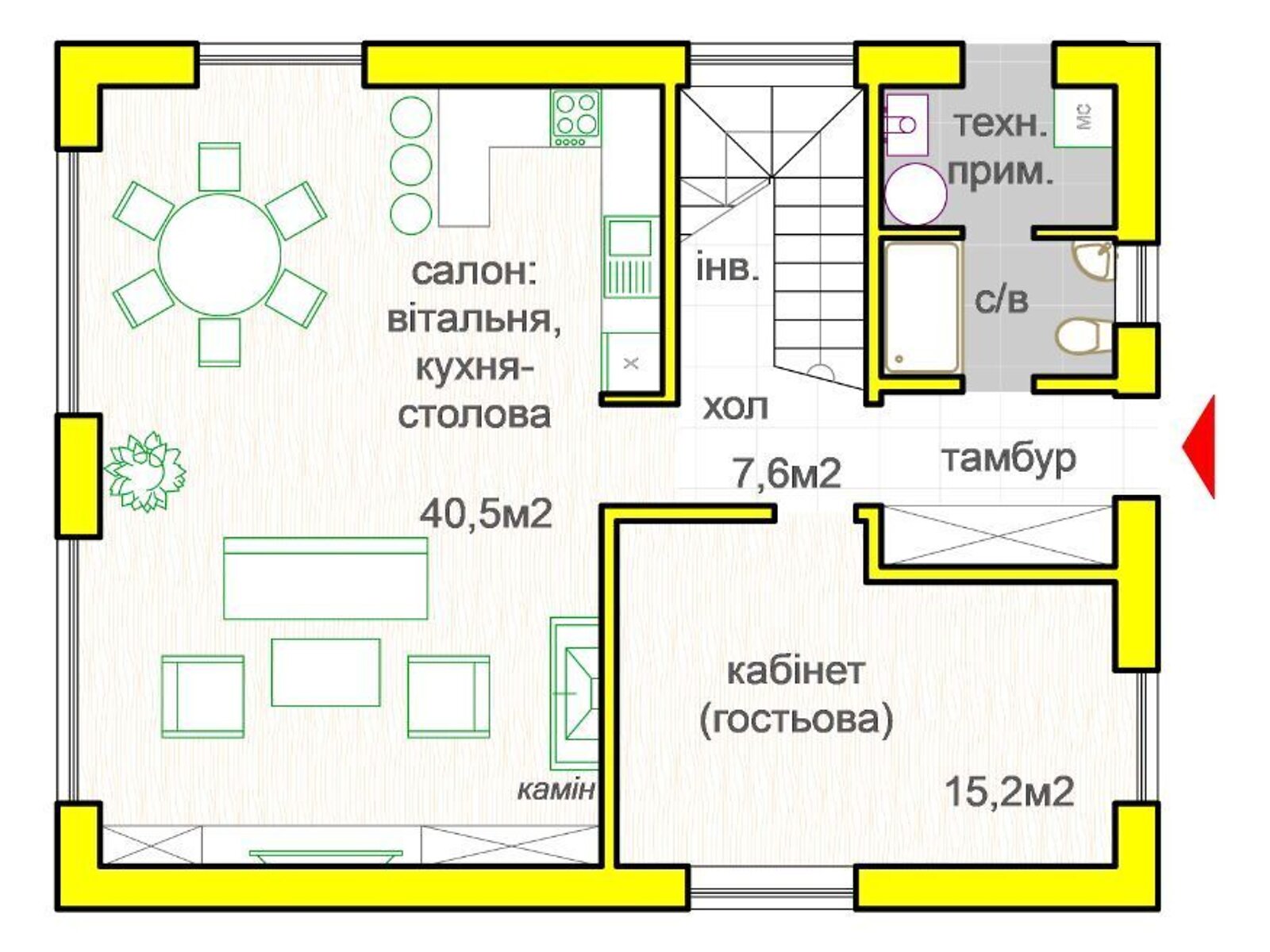 двоповерховий будинок, 148 кв. м, цегла. Продаж у Дмитрівці фото 1