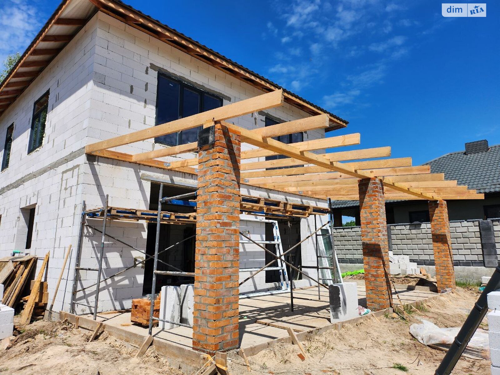 двухэтажный дом, 150 кв. м, газобетон. Продажа в Дмитровке фото 1 двухэтажный дом, 150 кв. м, газобетон. Продажа в Дмитровке фото 1