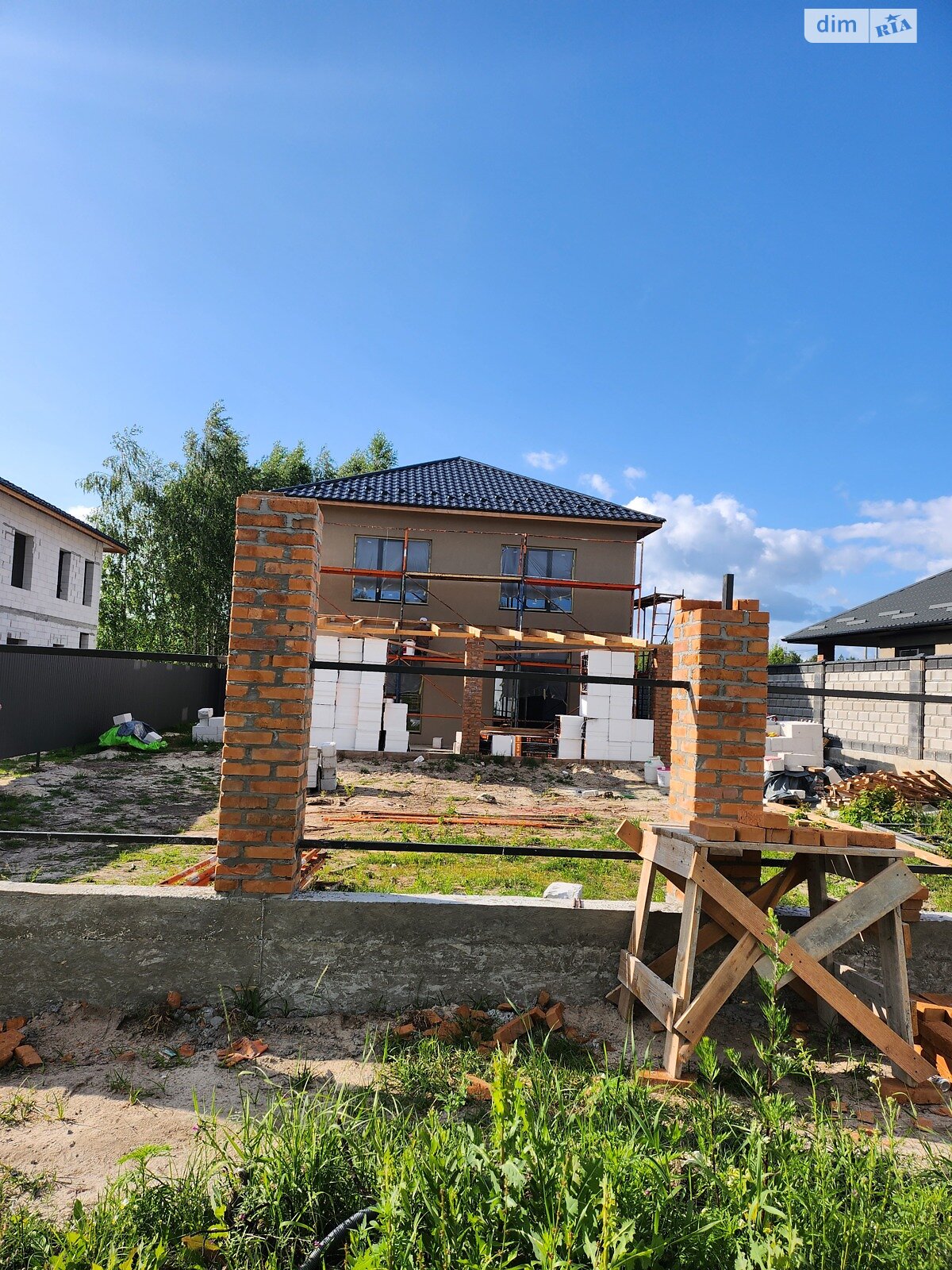 двухэтажный дом, 150 кв. м, газобетон. Продажа в Дмитровке фото 1 двухэтажный дом, 150 кв. м, газобетон. Продажа в Дмитровке фото 1