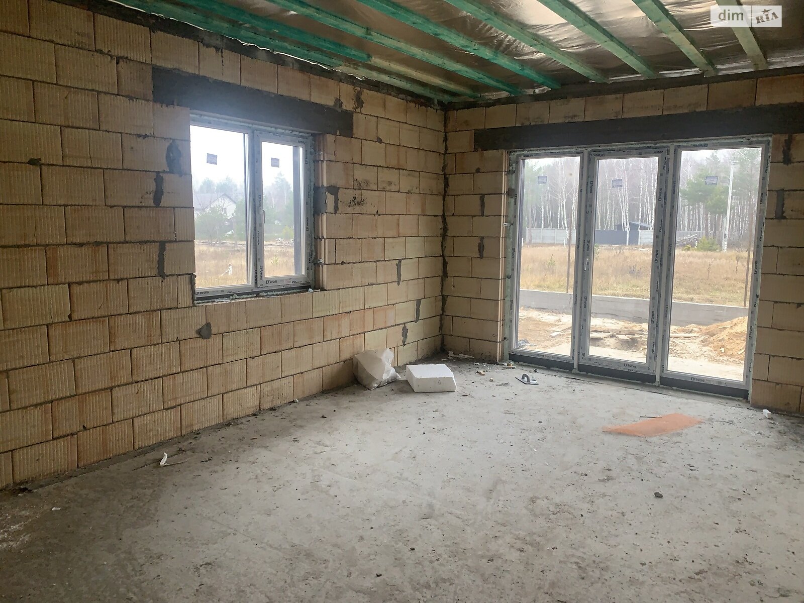 одноэтажный дом с верандой, 102 кв. м, керамический блок. Продажа в Дмитровке фото 1