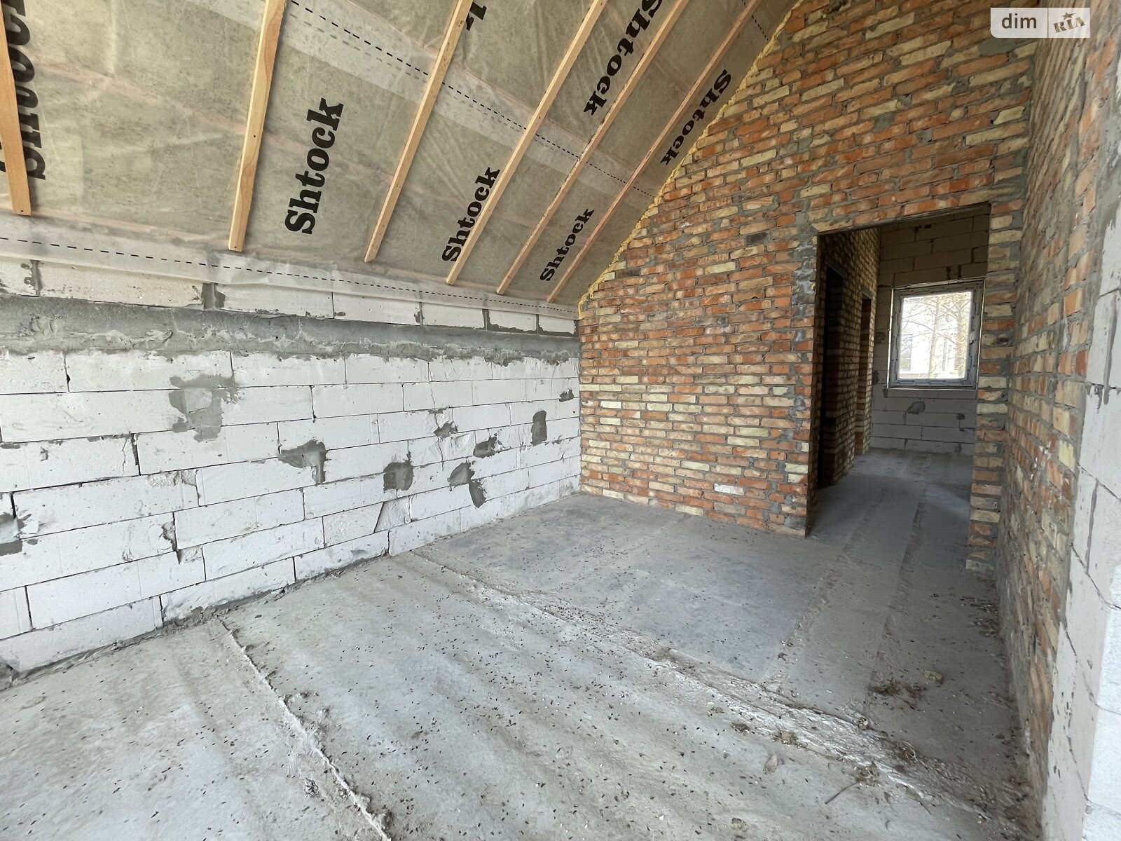 двухэтажный дом с балконом, 110 кв. м, газобетон. Продажа в Дмитровке фото 1 двухэтажный дом с балконом, 110 кв. м, газобетон. Продажа в Дмитровке фото 1