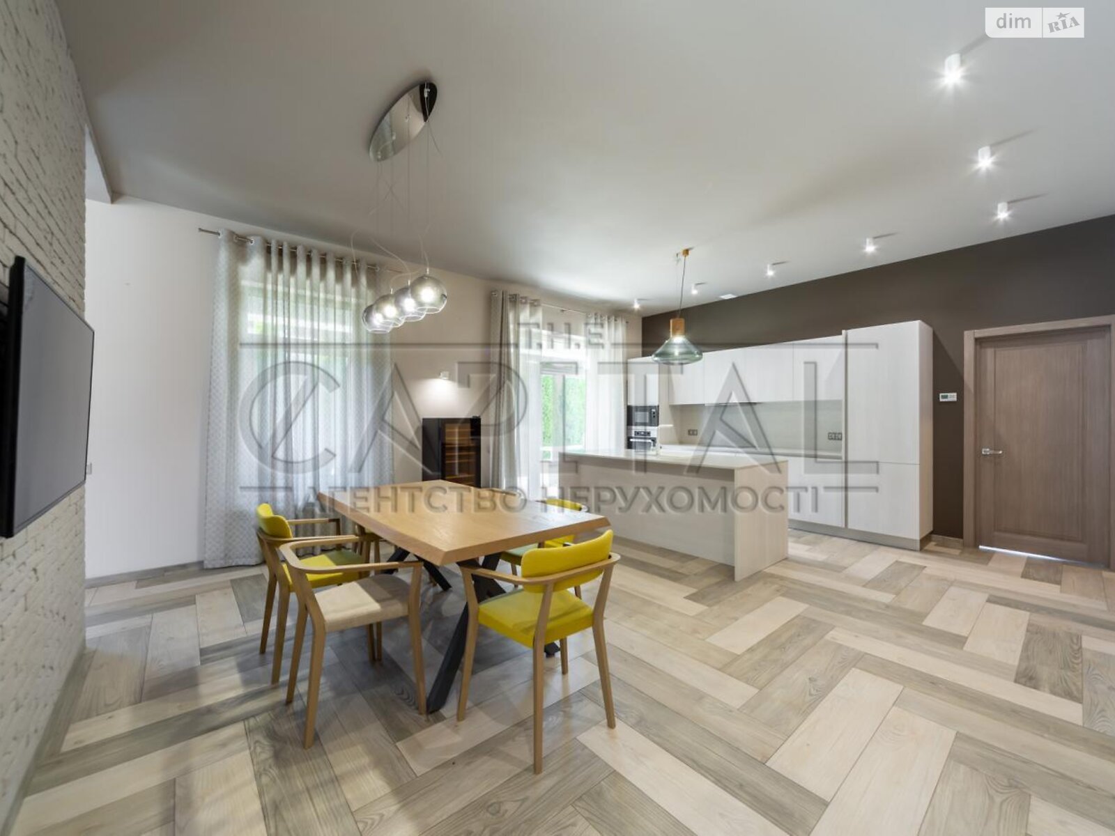 одноповерховий будинок з опаленням, 160 кв. м, цегла. Продаж у Дмитрівці фото 1
