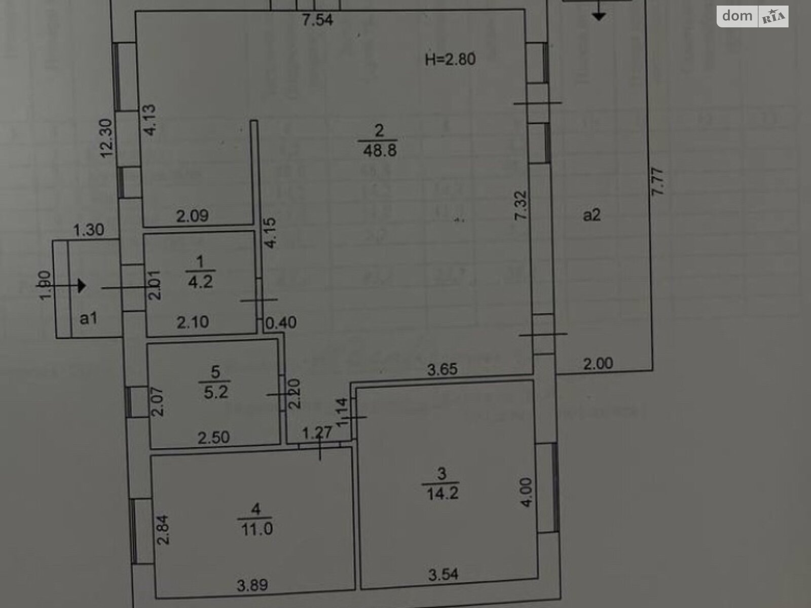 одноэтажный дом веранда, 98 кв. м, пеноблок. Продажа в Александровке фото 1