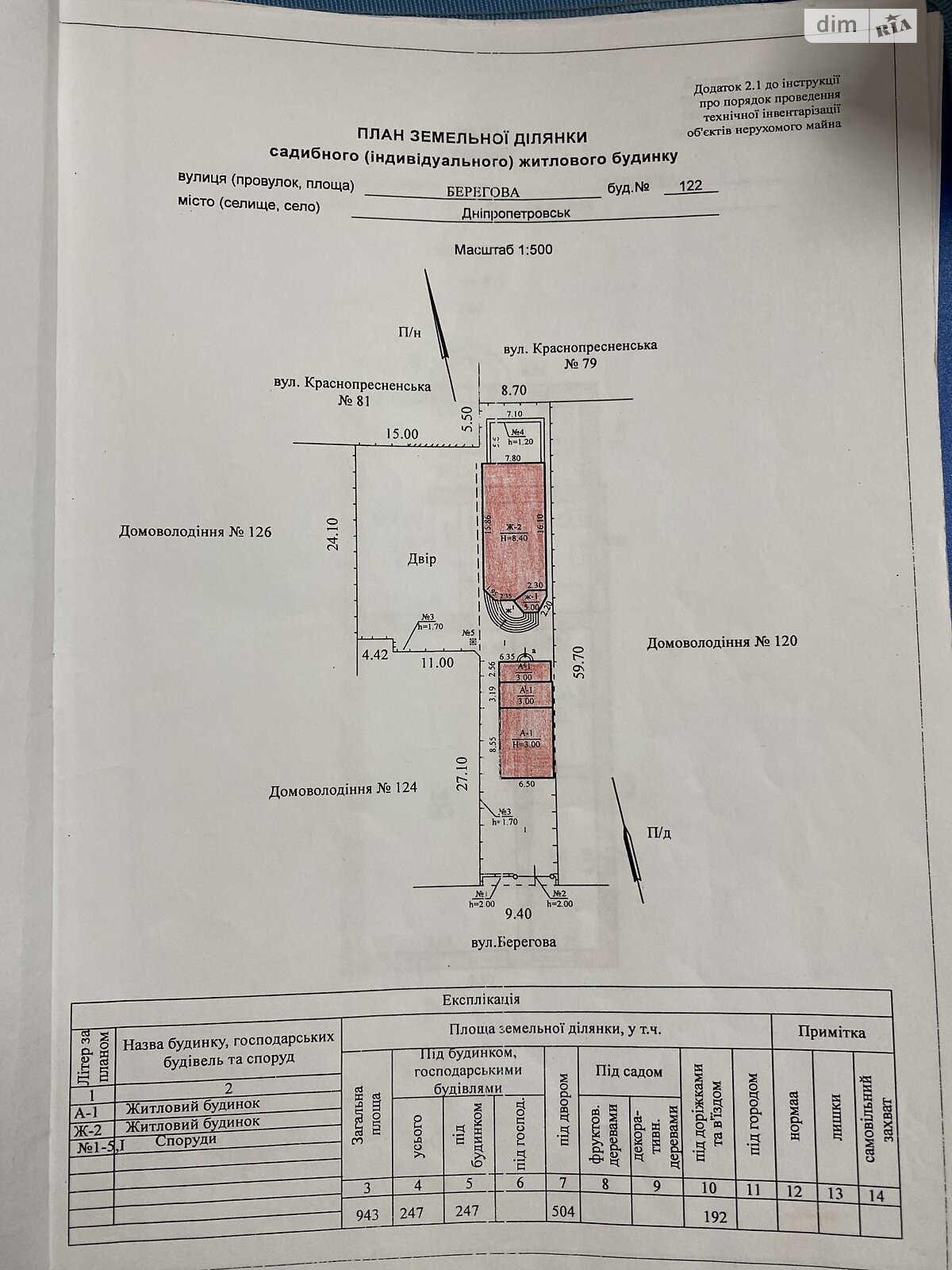 двухэтажный дом с гаражом, 206.1 кв. м, кирпич. Продажа в Днепре район Амур фото 1