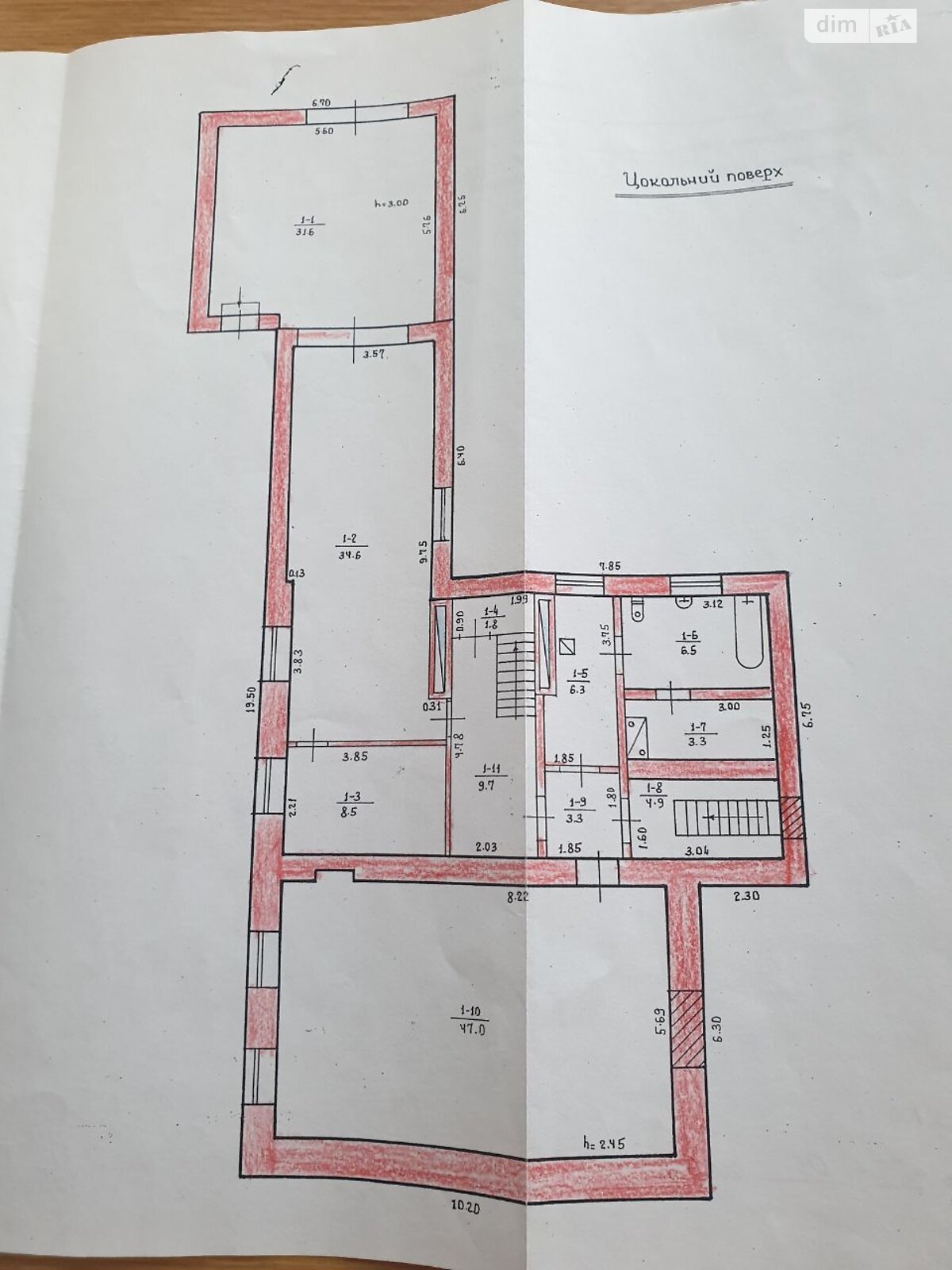 двухэтажный дом с гаражом, 418 кв. м, кирпич. Продажа в Днепре район Чечеловский фото 1