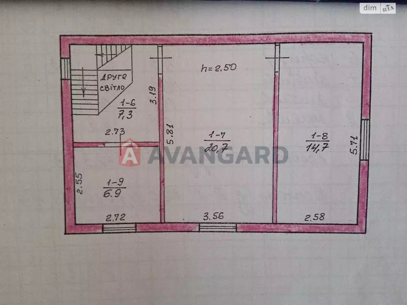 двухэтажный дом, 97 кв. м, шлакоблок. Продажа в Днепре район Индустриальный фото 1