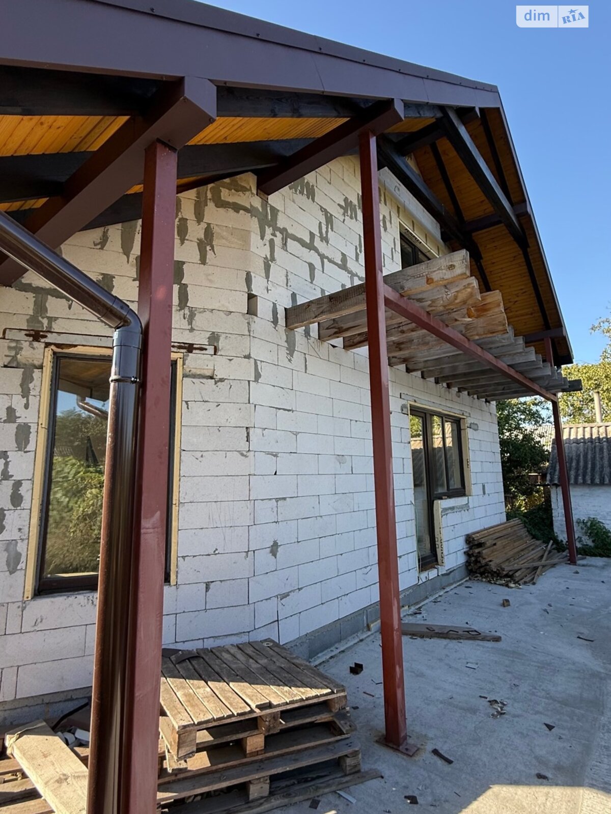двухэтажный дом с верандой, 128 кв. м, газобетон. Продажа в Днепре район Камянка фото 1 двухэтажный дом с верандой, 128 кв. м, газобетон. Продажа в Днепре район Камянка фото 1