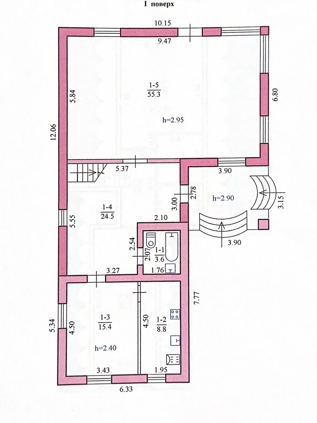 двоповерховий будинок, 169.8 кв. м, цегла. Продаж в Дніпрі, район Конюшівка фото 1 двоповерховий будинок, 169.8 кв. м, цегла. Продаж в Дніпрі, район Конюшівка фото 1