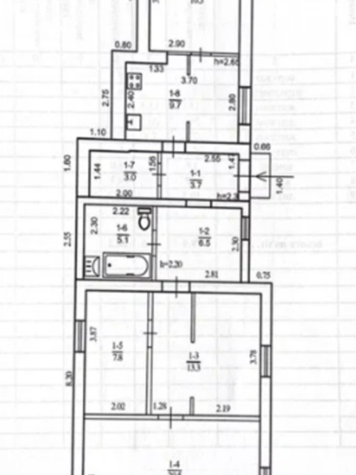 одноэтажный дом с гаражом, 79.9 кв. м, шлакобетон. Продажа в Днепре район Металургов фото 1