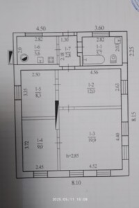 одноэтажный дом, 65 кв. м, кирпич. Продажа в Днепре район Мирный фото 2