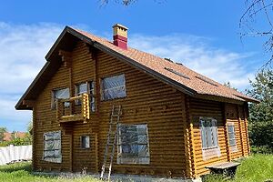 двухэтажный дом веранда, 247 кв. м, сруб. Продажа в Обуховке фото 2