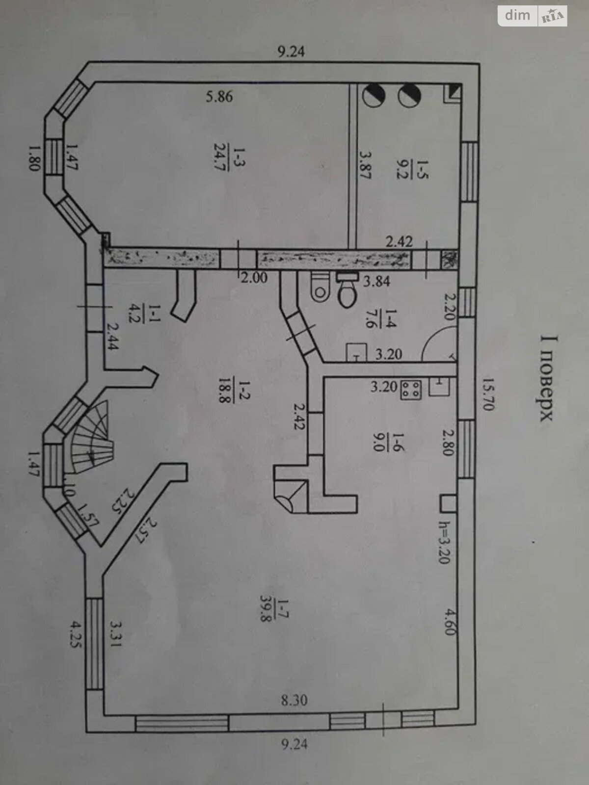 триповерховий будинок з мансардою, 340 кв. м, цегла. Продаж в Дніпрі, район Робоча фото 1