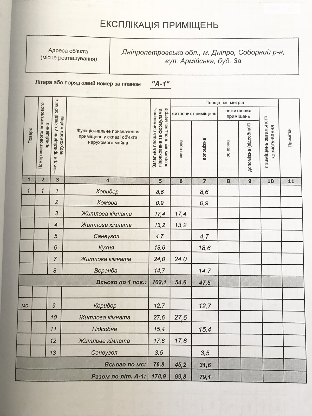 двухэтажный дом веранда, 180 кв. м, кирпич. Продажа в Днепре район Шевченковский фото 1