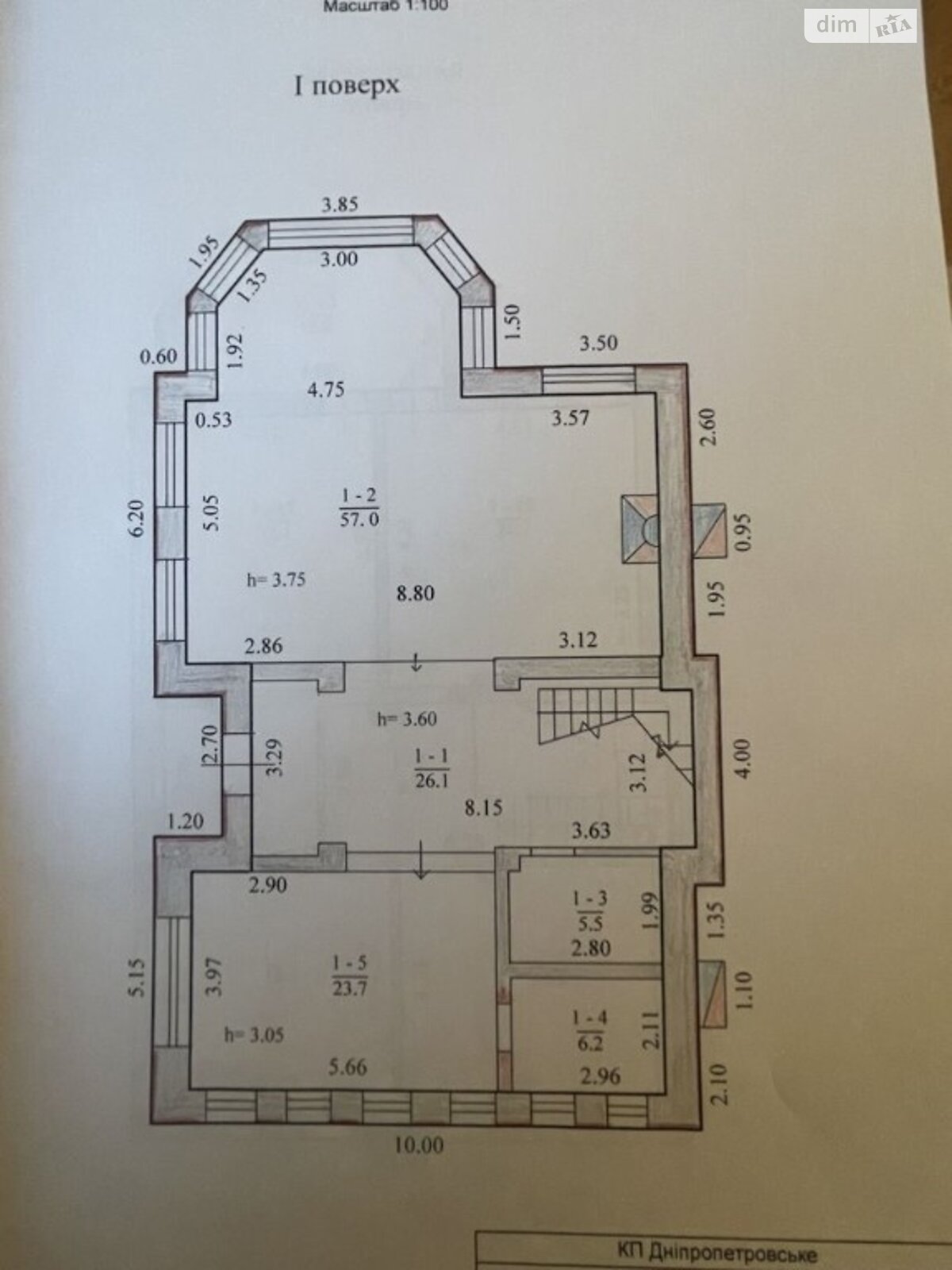 двухэтажный дом веранда, 240 кв. м, кирпич. Продажа в Днепре район Соборный фото 1