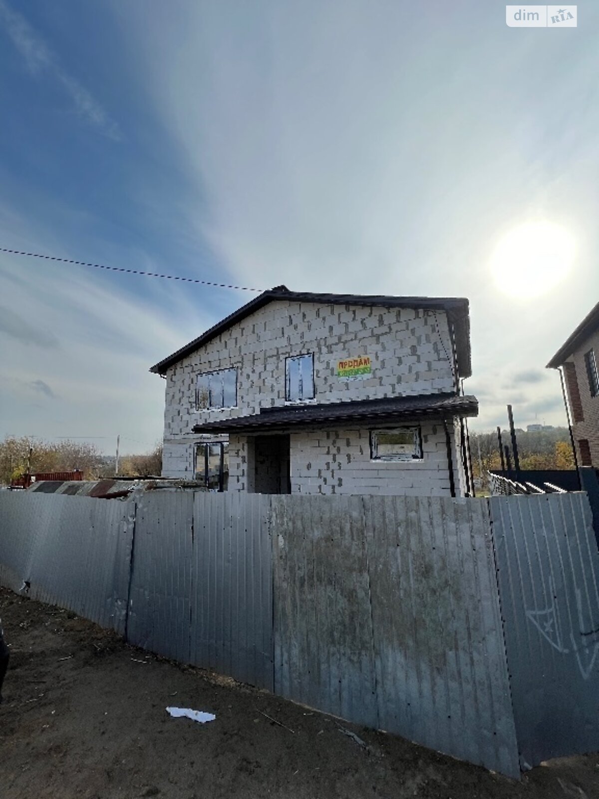 двухэтажный дом с балконом, 185 кв. м, газобетон. Продажа в Днепре район Сокол фото 1