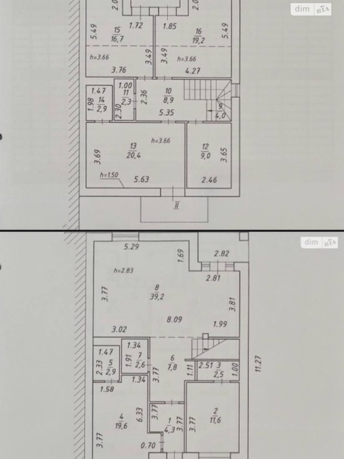 двухэтажный дом с гаражом, 174.6 кв. м, кирпич. Продажа в Днепре район Гагарина фото 1