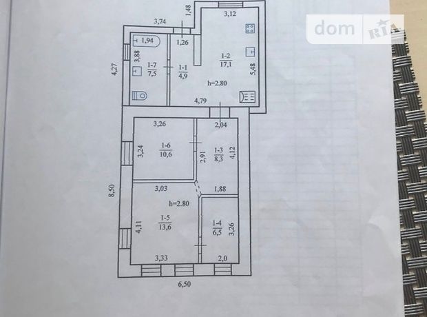 Продажа дома, 70м², Днепропетровск, р‑н. Рабочая, Чичерина улица Продажа дома, 70м², Днепропетровск, р‑н. Рабочая, Чичерина улица