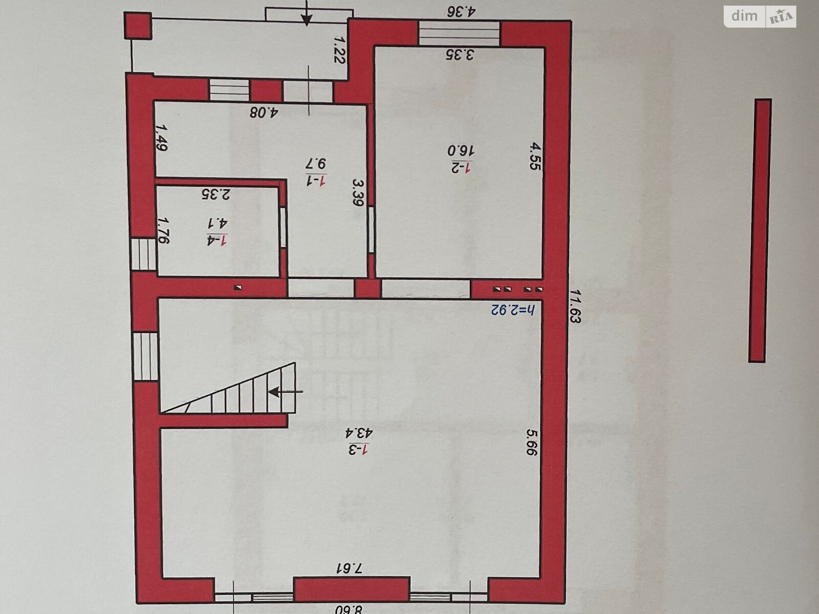 двоповерховий будинок, 143 кв. м, цегла. Продаж у Добрянах фото 1