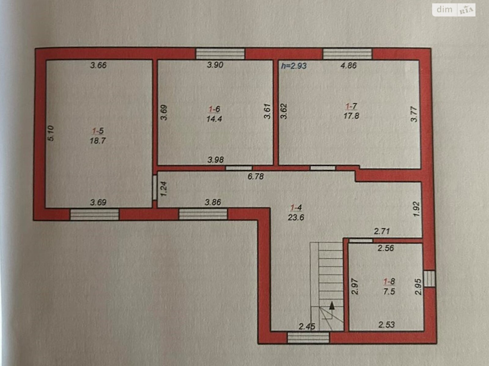 двоповерховий будинок, 177 кв. м, цегла. Продаж у Добрянах фото 1