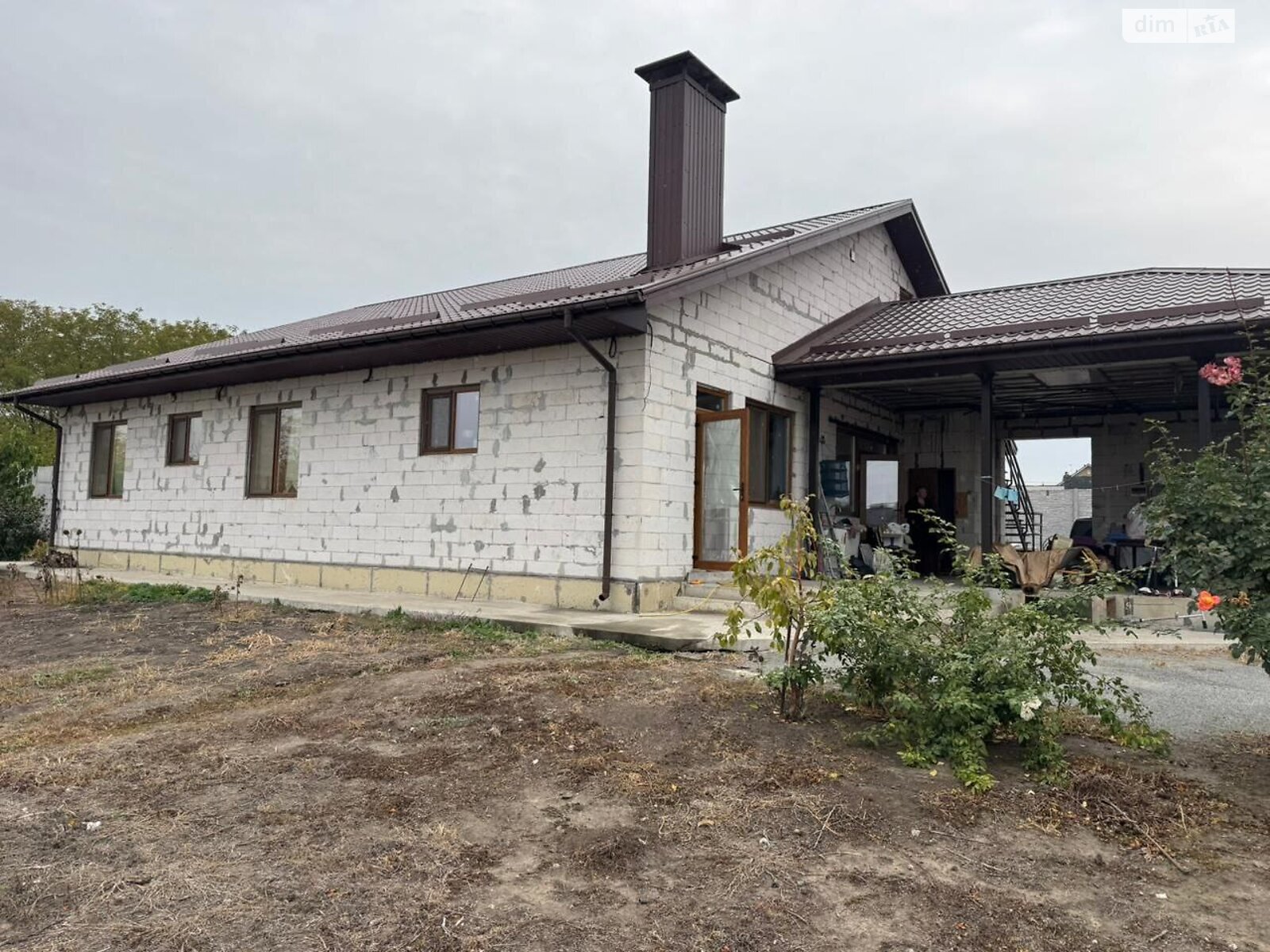 одноэтажный дом с мансардой, 197 кв. м, газобетон. Продажа в Доследном фото 1