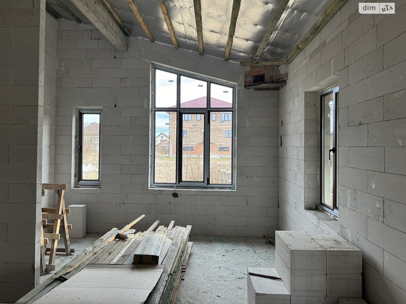 одноповерховий будинок, 138.1 кв. м, газобетон. Продаж у Драгомирчанах фото 1