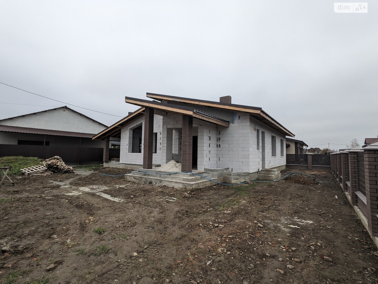 одноповерховий будинок, 138.1 кв. м, газобетон. Продаж у Драгомирчанах фото 1