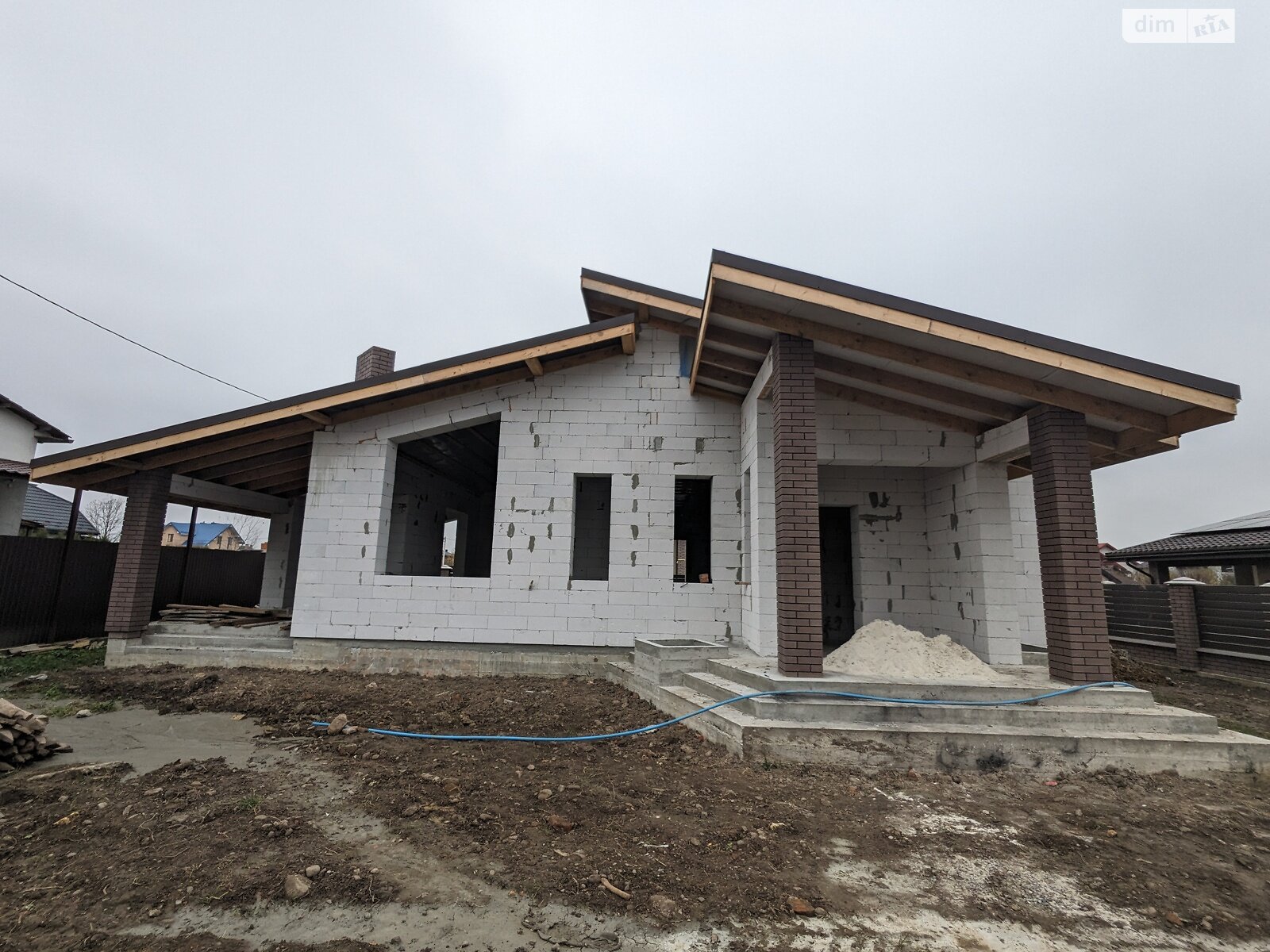 одноповерховий будинок, 138.1 кв. м, газобетон. Продаж у Драгомирчанах фото 1