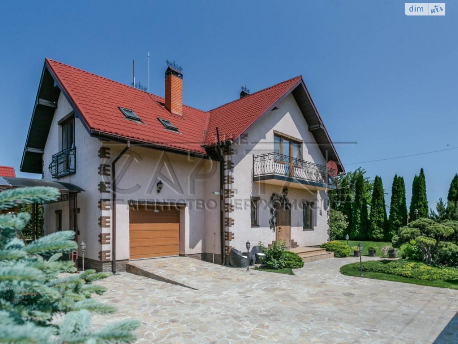 двоповерховий будинок з верандою, 205 кв. м, цегла. Продаж у Дударкові фото 1